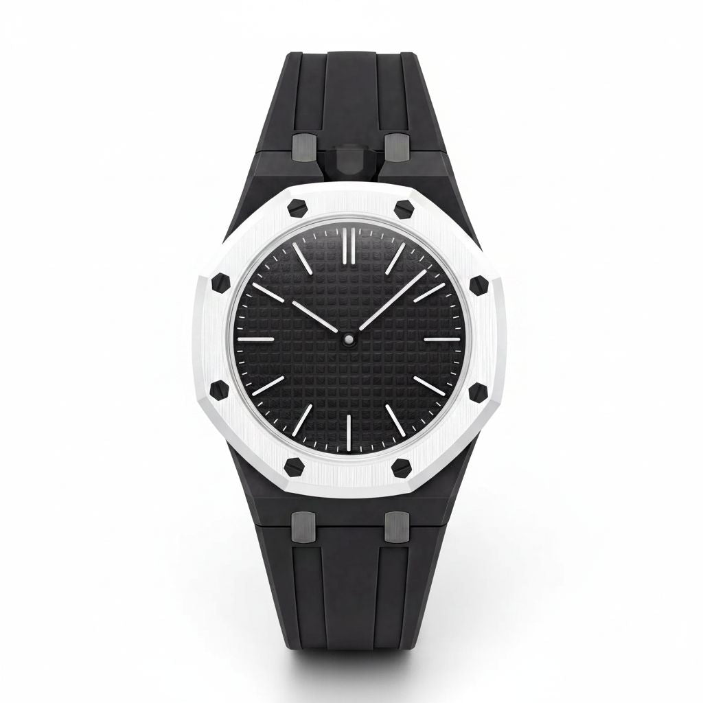 Black Royal Pop Strap with watch