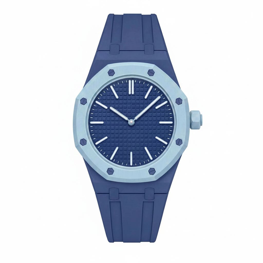 Royal pop Strap with watch blue