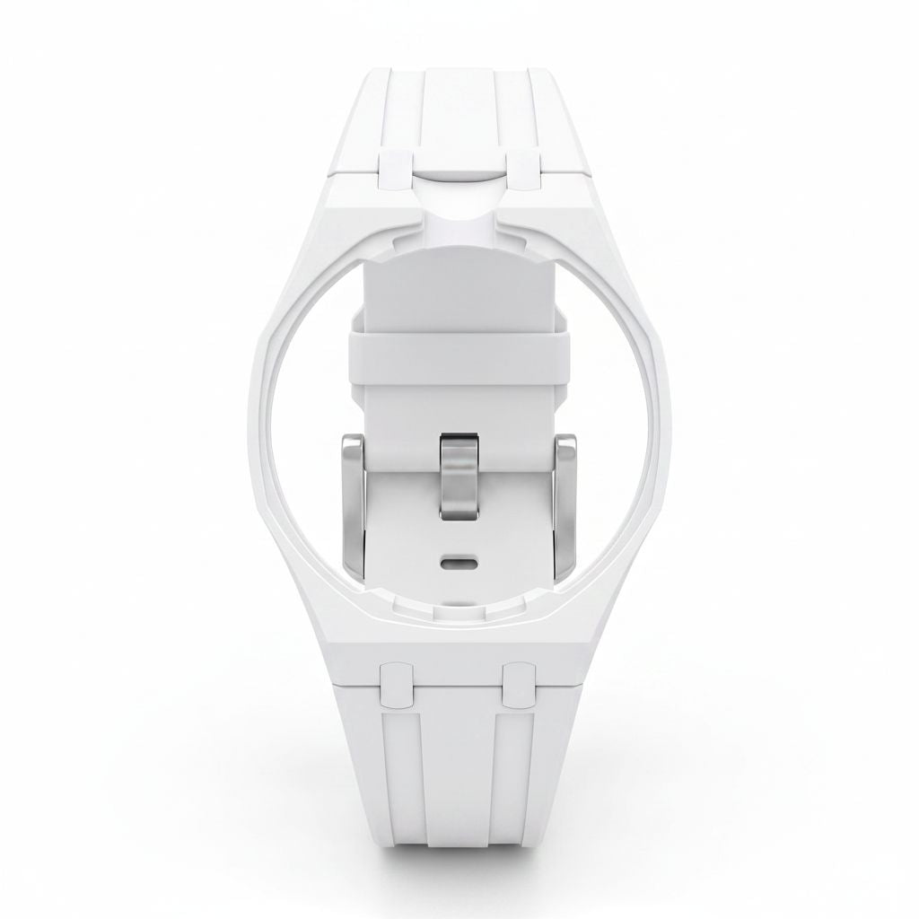 Royal Pop strap white silicone wristband EU-made — WatchLARPing